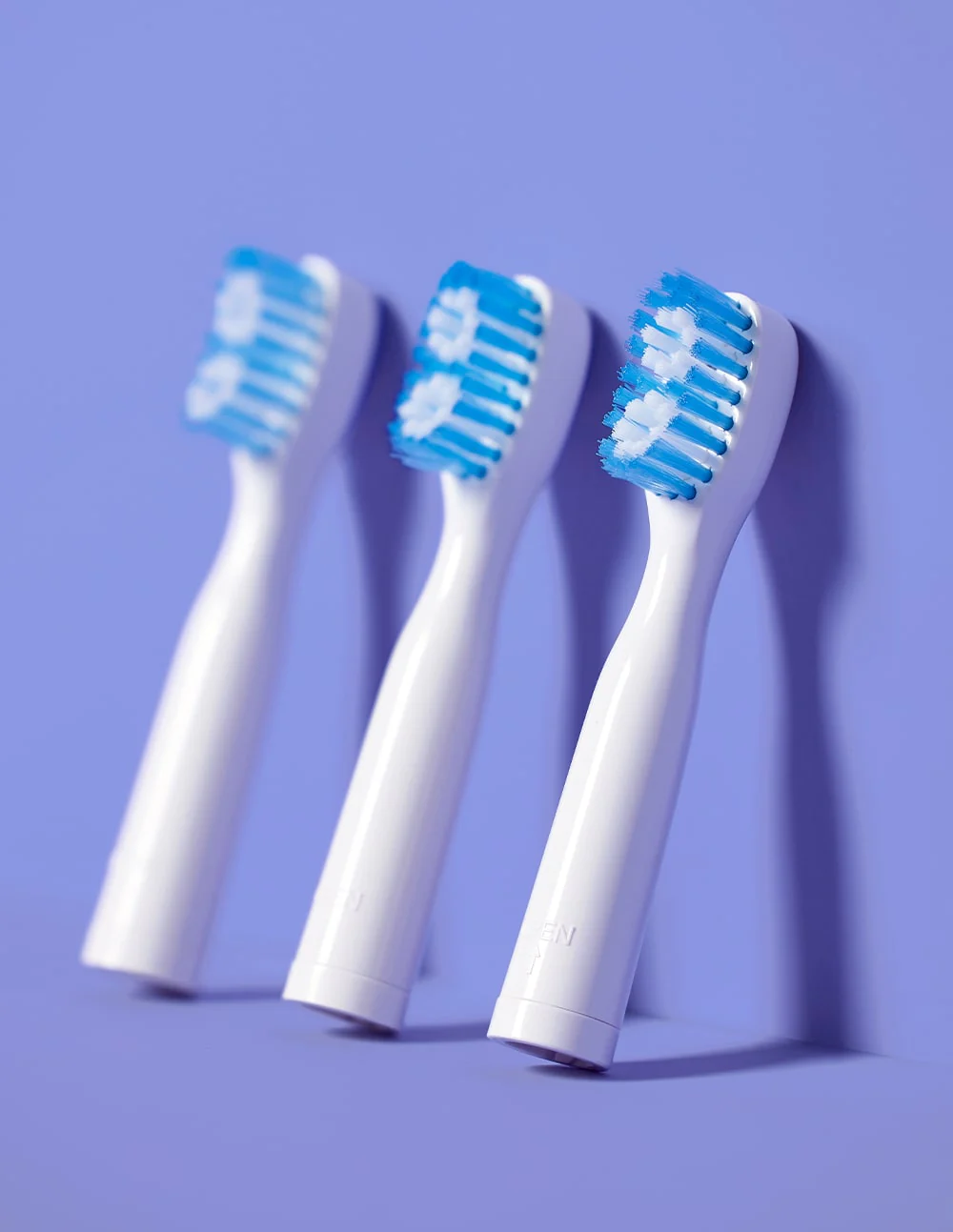 Vibrite® BLUE LED Light Toothbrush Replacement Brush Heads (Set of 3) - Image 7